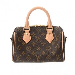 Louis Vuitton Monogram Speedy Bandouliere Brown Canvas Handbag
